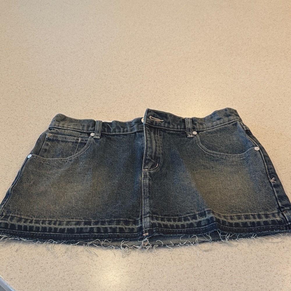 Abrand Dark Denim Skirt